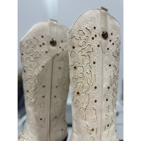 Rose Gentle The Josie Boots western boots cowgirl Size 7 - Picture 4 of 8